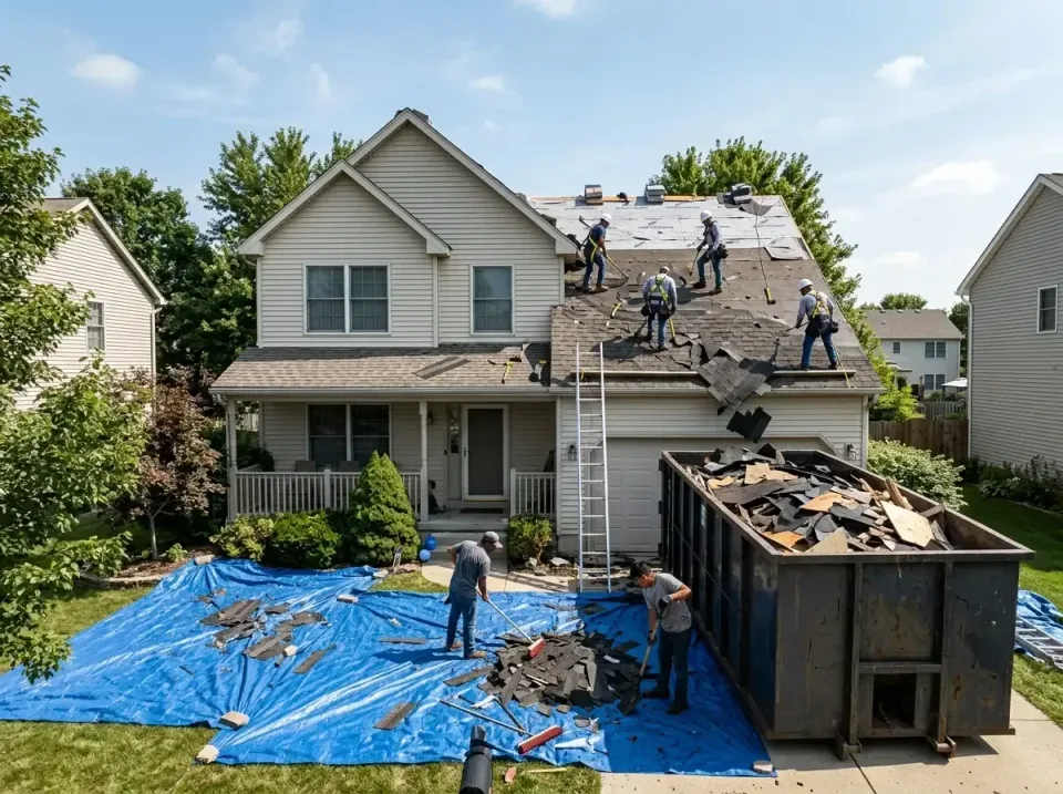 roof-replacement-debris-remova-004 — frequently asked questions, Cheapest Dumpster Rentals in Cuyahoga Falls, OH